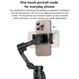 مثبت ومانع اهتزاز لكاميرا الهواتف Gimbal Stabilizer