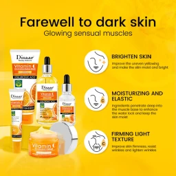 بوكس فيتامين سي متكاملة للعناية بالبشرة Disaar Vitamin C Facial Skin Care Series
