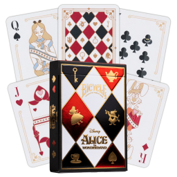 أوراق اللعب: بايسيكل - ديزني - أليس في بلاد العجائب Playing Cards: Bicycle - Disney - Alice in Wonderland