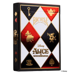 أوراق اللعب: بايسيكل - ديزني - أليس في بلاد العجائب Playing Cards: Bicycle - Disney - Alice in Wonderland