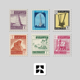ستيكرات طوابع Postage stickers