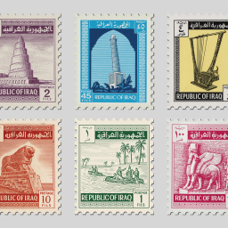 ستيكرات طوابع Postage stickers