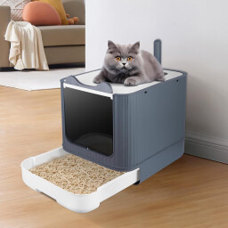 ‏لیتر بوكس مغلق Covered Litterbox