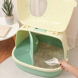 صندوق رمل مغطى Covered Litterbox