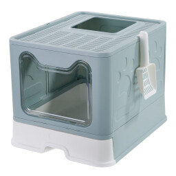 لیتربوکس مغلق ازرق Foldable Litterbox Blue