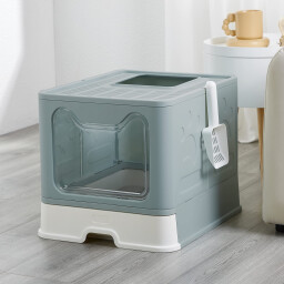 لیتربوکس مغلق ازرق Foldable Litterbox Blue