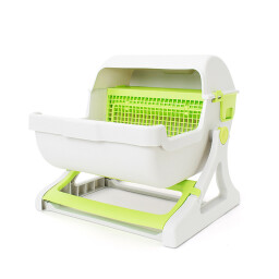 ليتربوكس شبه التلقائي اخضر Semi-Automatic Litterbox green