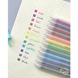 اقلام جل ملونه Orange gel pens