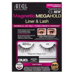 مجموعة رموش مغناطيسية مع محدد سائل 056 Magnetic MegaHold Liquid Liner & Lash 056