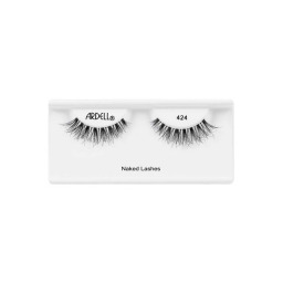 أرديل بروفيشنال رموش اصطناعية نيكد 424 خفيفة وطبيعية - أسود Ardell Professional Naked Lashes 424 - Lightweight Natural Black
