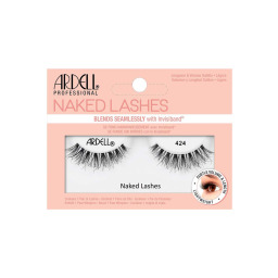 أرديل بروفيشنال رموش اصطناعية نيكد 424 خفيفة وطبيعية - أسود Ardell Professional Naked Lashes 424 - Lightweight Natural Black