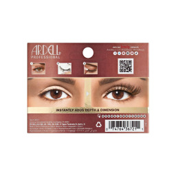 رموش أرديل الاصطناعية بالياج ويسبيز بلون كستنائي، كثافة كاملة، ألياف صناعية Ardell Balayage Wispies Chestnut False Eyelashes, Full Volume