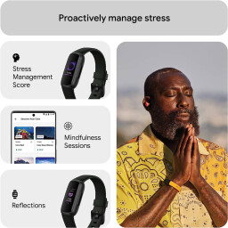 سوار فيتبيت إنسباير 3 الذكي للياقة Fitbit Inspire 3 Smart Fitness Tracker