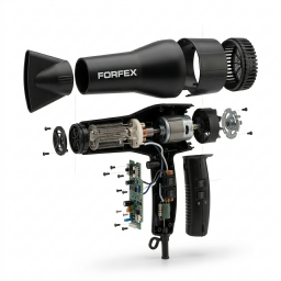 سشوار فورفكس الالماني بقدرة 1200 واط FORFEX HAIR DRY