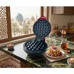 جهاز صنع الوافل الكهربائي الصغير Mini Electric Waffle Maker