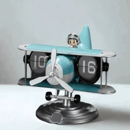 بواكويز ساعة طائرة ذاتية التقليب Buachois Airplane Auto Clock