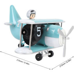 بواكويز ساعة طائرة ذاتية التقليب Buachois Airplane Auto Clock