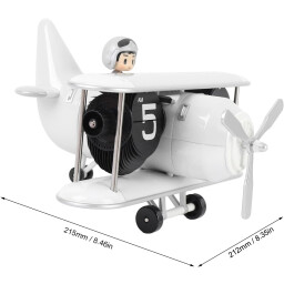 بواكويس ساعة طائرة ذاتية التقليب Buachois Airplane Auto Flip Clock