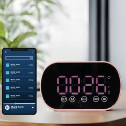 ساعة رقمية تعمل على الشحن Rechargeable Digital Clock