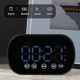 ساعة رقمية تعمل على الشحن Rechargeable Digital Clock