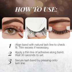 رموش صناعية نكد طبيعية 433 Naked Lashes Natural 433