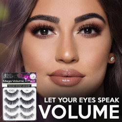 رموش ميغا فوليوم 251 Mega Volume 251 Eye Lashes Pack of 4