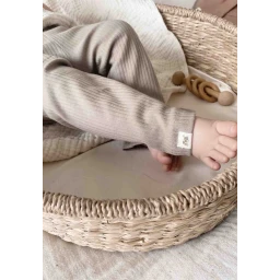 ليقنز مضلع للأطفال 0-5 سنوات - لون فيزون Ribbed Leggings for Kids 0-5 Years - Vizon