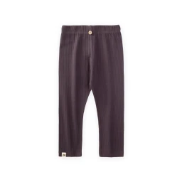 ليقنز مضلع للأطفال 0-5 سنوات - أنثراسيت Ribbed Leggings for Kids 0-5 Years - Anthracite