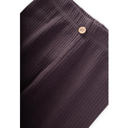ليقنز مضلع للأطفال 0-5 سنوات - أنثراسيت Ribbed Leggings for Kids 0-5 Years - Anthracite