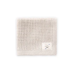 بطانية سيلانيك تريكو للأطفال 80x100 سم - لون إيكرو Selanik Knit Baby Blanket 80x100 cm - Ecru