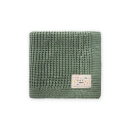 بطانية أطفال Selanik Triko من القطن والأكريليك 80x100 سم - أخضر نعناعي Selanik Triko Baby Blanket 80x100 cm (+/-5 Cm) - Mint Green