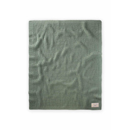 بطانية أطفال Selanik Triko من القطن والأكريليك 80x100 سم - أخضر نعناعي Selanik Triko Baby Blanket 80x100 cm (+/-5 Cm) - Mint Green