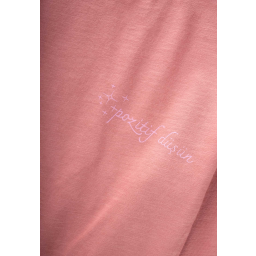 تي شيرت بناتي بأكمام طويلة وشعار - وردي (2-10 سنوات) Girls' Long Sleeve Slogan T-Shirt - Pink (2-10 Years)