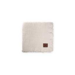 غطاء سرير موسلين 4 طبقات 200x220 سم - لون إيكرو Muslin Four-Layer Bedspread 200x220 Cm - Ecru