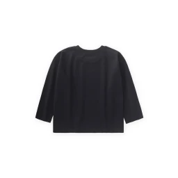 تي شيرت أسود أساسي للأطفال، 8-14 سنة Basic Seasonal T-Shirt for Kids, 8-14 Years - Black