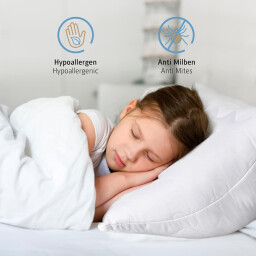 كومفورتك وسادة طبية عالية الجودة 50x75 - قطعتين - ابيض Komfortec Quilted Pillow 50x75 - 2 Piece - White