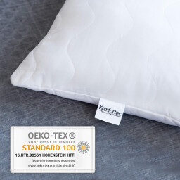 كومفورتك وسادة طبية عالية الجودة 50x75 - قطعتين - ابيض Komfortec Quilted Pillow 50x75 - 2 Piece - White