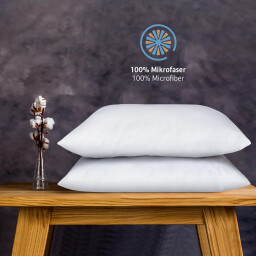 كومفورتك وسادة طبية عالية الجودة 40x80 - قطعتين - ابيض Komfortec Quilted Pillow 40x80 - 2 Piece - White