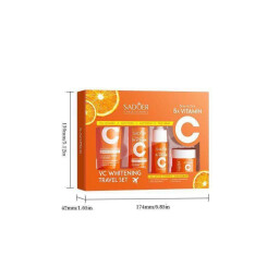 بكج العنايه المتكامله للبشره بالفيتامين c SADOER Vitamin C Whitening Skincare  Set
