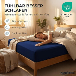 كومفورتك مفرش سرير قطني 180x200 رمادي GrayKomfortec Cotton Bedspread 180x200