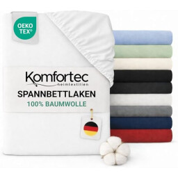 كومفورتك مفرش سرير قطني 180x200 رمادي GrayKomfortec Cotton Bedspread 180x200