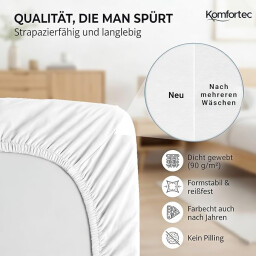 كومفورتك مفرش سرير مايكروفايبر 180x200 - ازرق Komfortec Microfiber Bedspread 180x200 - Blue