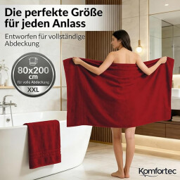 كومفورتك منشفة 80x200 Komfortec Towel 80x200