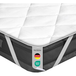 كومفورتك غطاء مرتبة 90x200- 100 غم - ابيض Komfortec Mattress Cover 90x200 - 100 gsm - White