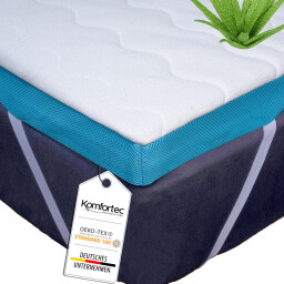 كومفورتك مرتبة طبية 180x200x7.5 - ابيض Komfortec Memory Foam Mattress 180x200x7.5 - White