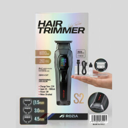 ماكينة روزيا S2 احترافية توربو خمس سرعات بطارية جبارة Rozia S2 Professional Turbo Five-Speed ​​Hair Clipper with Powerful Battery