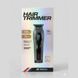 ماكينة روزيا S2 احترافية توربو خمس سرعات بطارية جبارة Rozia S2 Professional Turbo Five-Speed ​​Hair Clipper with Powerful Battery