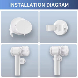 فرشاة التنظيف الكهربائية 5 في 1 من Lessmo Lessmo 5-in-1 Electric Cleaning Brush