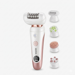 ماكنة حلاقة ROZIA متعدد الوظائف لعناية كاملة بنتائج احترافية مذهلة ROZIA multi-functional shaver for complete grooming with amazing professional results