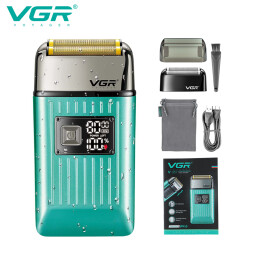 ماكنة حلاقة احترافية برؤوس تيتانيوم مزدوجة Double Titanium Shaver
